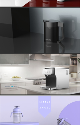【家用电器】工业产品外观结构设计3D建模效果图大小家电早餐机